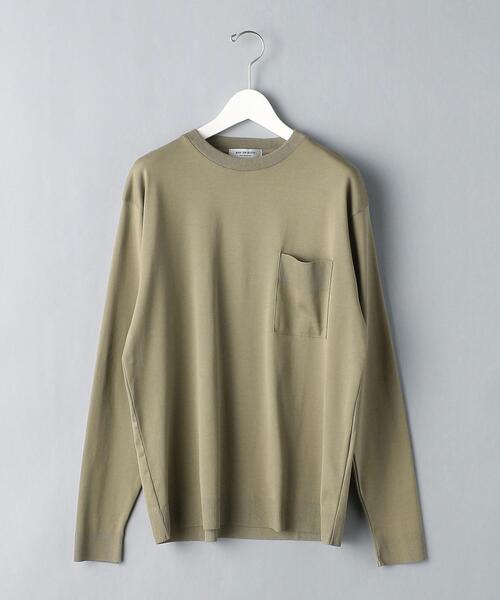 WORK TRIP OUTFITS GREEN LABEL RELAXING(ワークトリップアウトフィッツグリーンレーベル リラクシング)の「O店< 機能 / 手洗い可・抗菌 > WTO ガスCO ニットライク クルーネック カットソー(Tシャツ/カットソー・メンズ・ブラック/ベージュ/ターコイズブルー・SMALL/MEDIUM/LARGE/X-LARGE)」の19枚目の写真