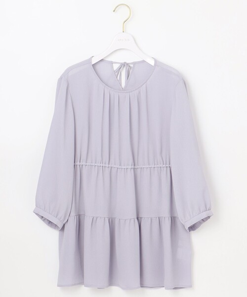 ANY SIS(エニィスィス)の「【洗える】ティアードギャザー ブラウス(シャツ/ブラウス・レディース・ホワイト系/ライラック系/ベージュ系・4)」の19枚目の写真