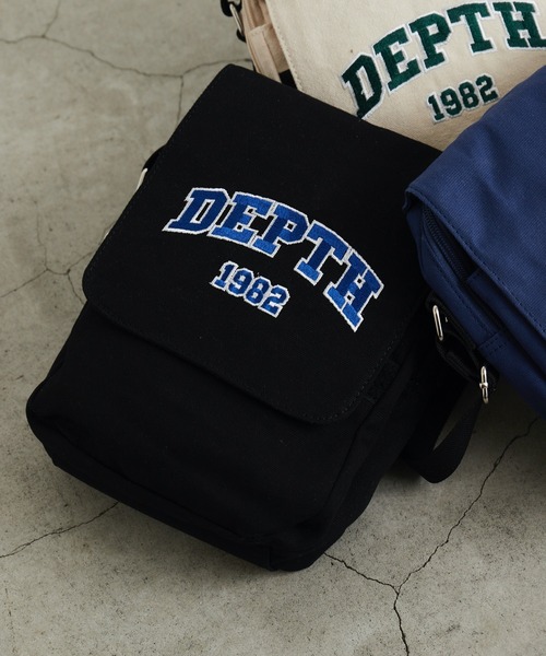 WEGO（ウィゴー）の「WEGO/キャンバスフラップミニショルダーバッグ（ショルダーバッグ・メンズ・ブラック/ブラウン/インディゴブルー/キナリ/その他2/その他1・FREE）」の3枚目の写真