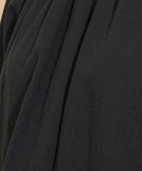 BEAUTY&YOUTH UNITED ARROWS（ビューティーアンドユースユナイテッドアローズ）の「BY∴ コットンボイルギャザーボリューム6分袖ブラウス -ウォッシャブル-（シャツ/ブラウス・レディース・ケリー/ブラック/ホワイト・FREE）」の21枚目の写真