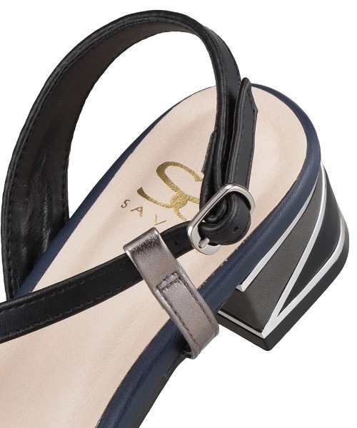 SAVOY（サボイ）の「【SAVOY】<2021SS>スクエアトゥストラップサンダル（サンダル・レディース・ベージュ/アイボリー/ネイビー・S/M/LL/L）」の19枚目の写真