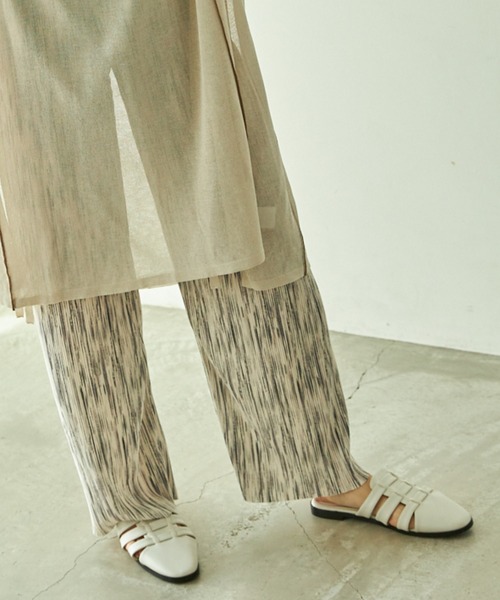 VACANCY（ヴァカンシー）の「メッシュフラットサンダル（サンダル・レディース・ブラック/アイボリー・S/M/L）」の11枚目の写真