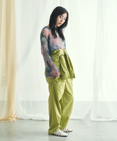 VACANCY（ヴァカンシー）の「メッシュフラットサンダル（サンダル・レディース・ブラック/アイボリー・S/M/L）」の17枚目の写真