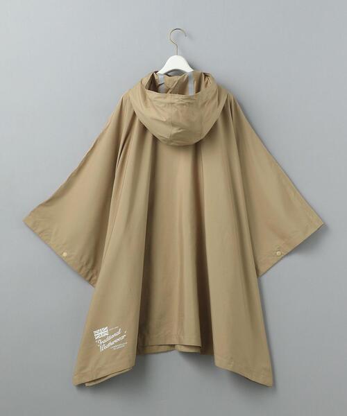 Traditional Weatherwear(トラディショナルウェザーウェア)の「【WORK TRIP OUTFITS】【 Traditional Weatherwear 】★WTO レイン パーカー ポンチョ(レインコート/ポンチョ・レディース・ライトブルー/ベージュ・FREE)」の6枚目の写真