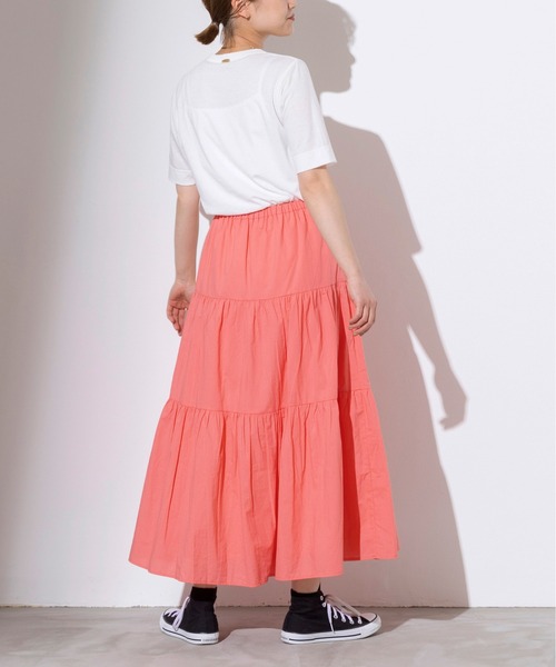 PICCIN(ピッチン)の「【日本製】V衿ドライタッチTシャツ(Tシャツ/カットソー・レディース・ブラック/オフホワイト/ブルー・M)」の20枚目の写真