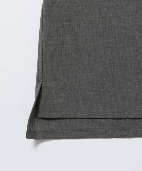 ADAM ET ROPE'(アダムエロペ)の「【Quickdry】接触冷感ソリッドポロシャツ/吸水速乾/伸縮性/イージーケア(ポロシャツ・メンズ・ブラック/グレー系その他・S/M/L)」の5枚目の写真