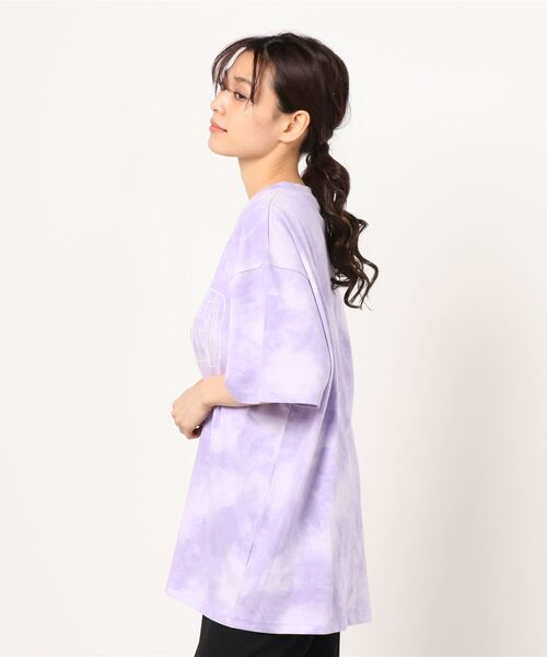 Figments（フィグメンツ）の「タイダイロゴTシャツ（Tシャツ/カットソー・レディース・パープル/イエロー/ブラック・FREE）」の5枚目の写真