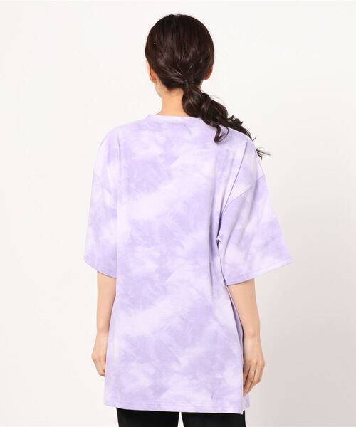 Figments（フィグメンツ）の「タイダイロゴTシャツ（Tシャツ/カットソー・レディース・パープル/イエロー/ブラック・FREE）」の4枚目の写真