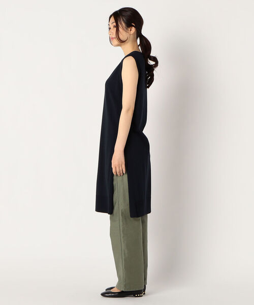 fredy emue（フレディエミュ）の「サマーロングベスト（ニット/セーター・レディース・ベージュ/ネイビー/キャメル・38）」の8枚目の写真