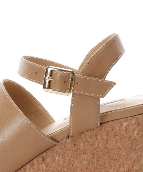 REDYAZEL（レディアゼル）の「スクエアトゥ合皮コルクソールサンダル（サンダル・レディース・ベージュ/ブラウン/ブラック・SMALL/MEDIUM/LARGE）」の18枚目の写真