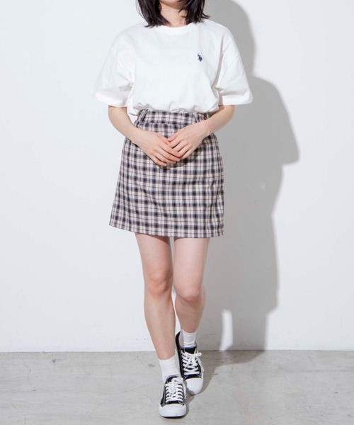 WEGO(ウィゴー)の「WEGO/リネンライクミニスカート(スカート・レディース・ベージュ系その他3/ホワイト系その他2/ブラック系その他2/ベージュ系その他・SMALL/MEDIUM)」の7枚目の写真