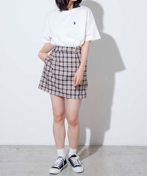 WEGO(ウィゴー)の「WEGO/リネンライクミニスカート(スカート・レディース・ベージュ系その他3/ホワイト系その他2/ブラック系その他2/ベージュ系その他・SMALL/MEDIUM)」の9枚目の写真