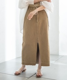 mystic | デニムスリットタイトスカート(デニムスカート)