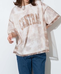 WEGO | WEGO/タイダイチュールカレッジロゴTシャツ(Tシャツ/カットソー)