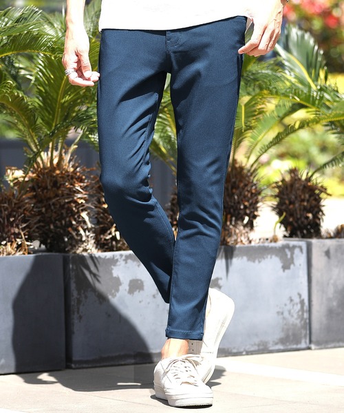 roshell（ロシェル）の「接触冷感 ハイパーストレッチ スキニー アンクルパンツ（その他パンツ・メンズ・ホワイト/ブラック/ベージュ/ネイビー/グレー/ブラック系その他/ライトベージュ/グリーン系その他・SMALL/MEDIUM/X-LARGE/LARGE）」の7枚目の写真