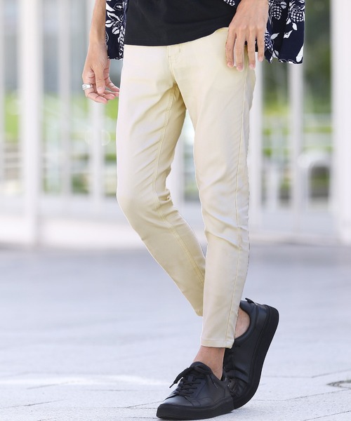 roshell（ロシェル）の「接触冷感 ハイパーストレッチ スキニー アンクルパンツ（その他パンツ・メンズ・ホワイト/ブラック/ベージュ/ネイビー/グレー/ブラック系その他/ライトベージュ/グリーン系その他・SMALL/MEDIUM/X-LARGE/LARGE）」の6枚目の写真