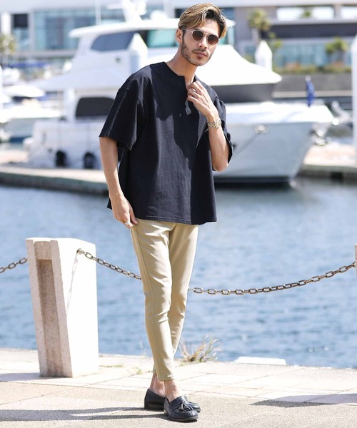 roshell（ロシェル）の「接触冷感 ハイパーストレッチ スキニー アンクルパンツ（その他パンツ・メンズ・ホワイト/ブラック/ベージュ/ネイビー/グレー/ブラック系その他/ライトベージュ/グリーン系その他・SMALL/MEDIUM/X-LARGE/LARGE）」の21枚目の写真