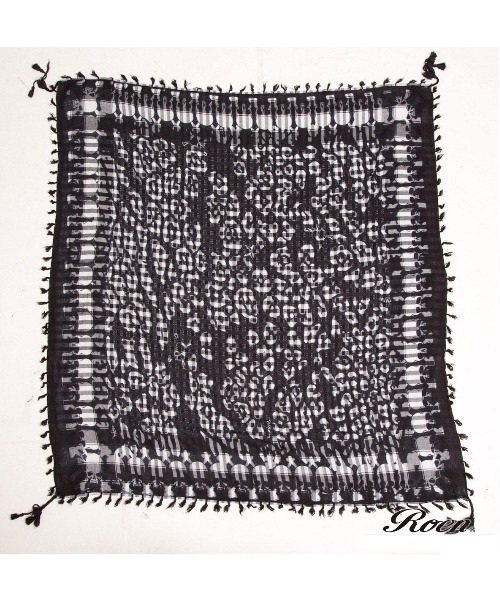 ROEN（ロエン）の「Roen/ロエン/Afghan Stole（アフガンストール)（ストール/ショール・メンズ・ブラック・FREE）」の2枚目の写真