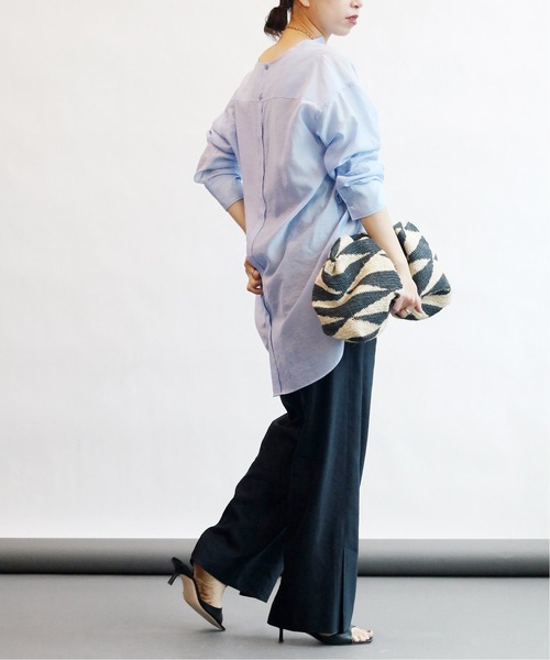 VERMEIL par iena NALYA麻ストレッチパンツ VERMEIL par iena（ヴェルメイユパーイエナ）の「NALYA麻