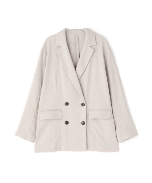 N.（N. Natural Beauty Basic）（エヌエヌナチュラルビューティーベーシック）の「◆麻混テーラードジャケット（テーラードジャケット・レディース・ライトグレー/ブラウン/ナチュラル・MEDIUM）」の21枚目の写真