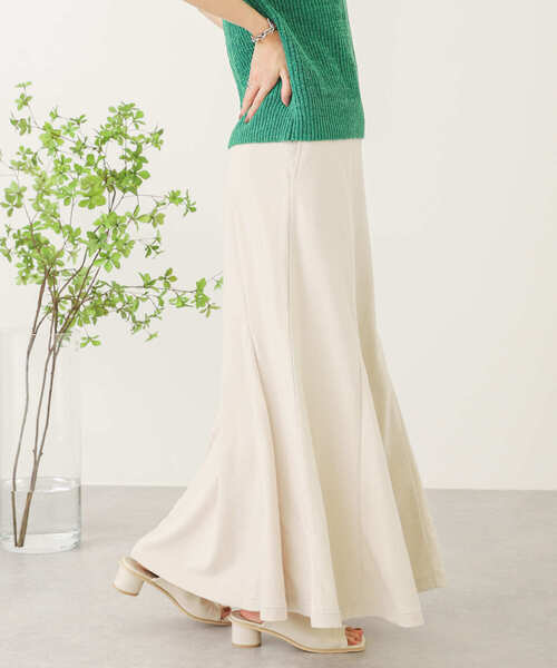 SENSE OF PLACE by URBAN RESEARCH（センスオブプレイスバイアーバンリサーチ）の「スウェットマーメイドスカート（スカート・レディース・アイボリー/ブラック/グレー・ONE）」の18枚目の写真