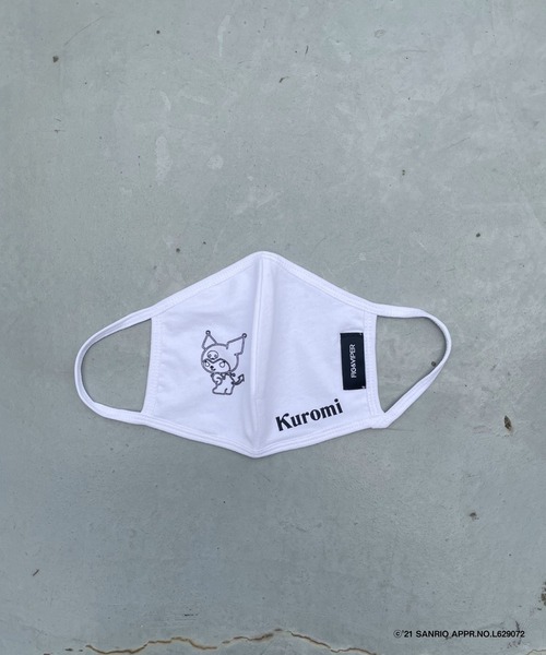 FIG&VIPER（フィグアンドバイパー）の「Kuromiフェイスマスク（マスク・レディース・ホワイト/ブラック・FREE）」の2枚目の写真