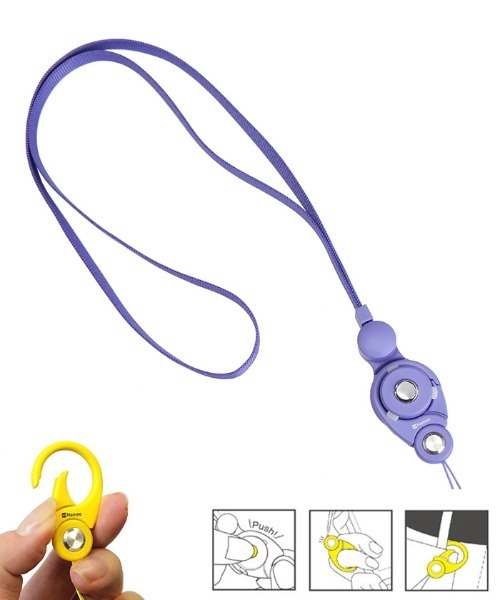 HandLinker Putto Carabiner モバイルネックストラップ 落下防止