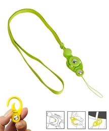 オリーブグリーン スマホストラップ　ネックストラップ ストラップ スマホ ネックストラップ スマホストラップ 携帯