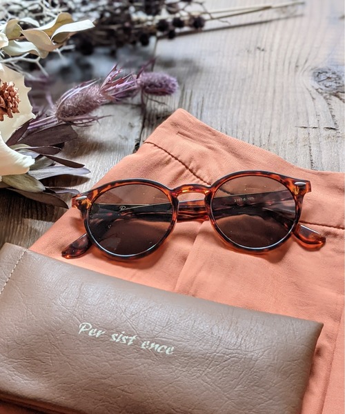 Per sist ence（パーシエンス）の「Per sist ence/パーシエンス 　ボストンサングラス （ケース・眼鏡クリーナー付）（サングラス・レディース・A/B/C/D/E/F/G/H/I/J・FREE）」の3枚目の写真