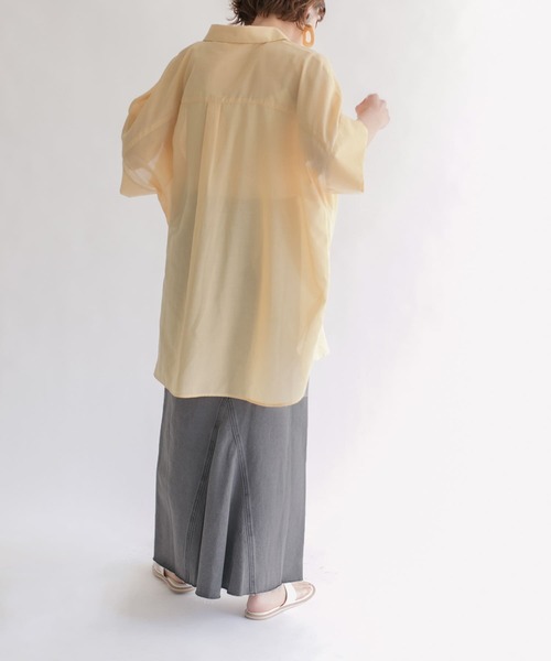 KBF（ケイビーエフ）の「ヴィンテージライクデニムスカート（スカート・レディース・グレー/ブルー・38/36）」の9枚目の写真