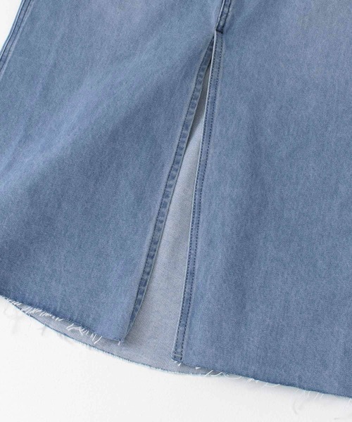 KBF（ケイビーエフ）の「ヴィンテージライクデニムスカート（スカート・レディース・グレー/ブルー・38/36）」の10枚目の写真