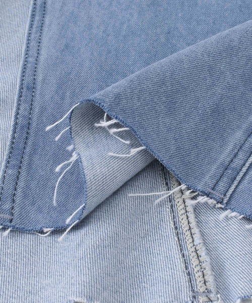 KBF（ケイビーエフ）の「ヴィンテージライクデニムスカート（スカート・レディース・グレー/ブルー・38/36）」の7枚目の写真