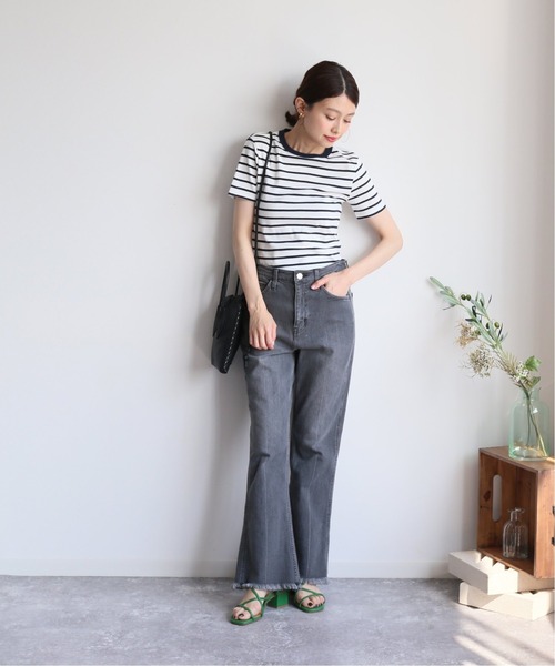SLOBE IENA(スローブイエナ)の「【PETIT BATEAU/プチバトー】ボーダーTシャツ【洗濯機洗い可】◆(Tシャツ/カットソー・レディース・ネイビー/ブルー・FREE)」の7枚目の写真