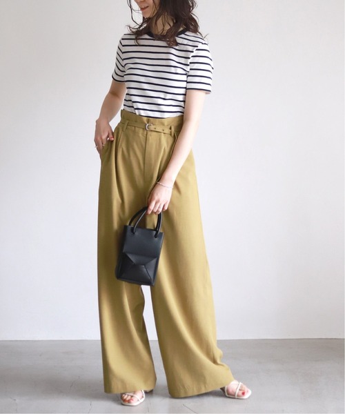 SLOBE IENA(スローブイエナ)の「【PETIT BATEAU/プチバトー】ボーダーTシャツ【洗濯機洗い可】◆(Tシャツ/カットソー・レディース・ネイビー/ブルー・FREE)」の18枚目の写真