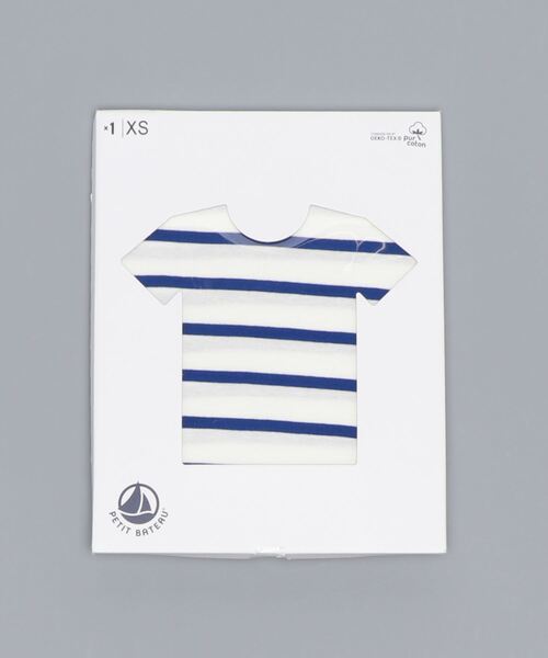 SLOBE IENA(スローブイエナ)の「【PETIT BATEAU/プチバトー】ボーダーTシャツ【洗濯機洗い可】◆(Tシャツ/カットソー・レディース・ネイビー/ブルー・FREE)」の22枚目の写真