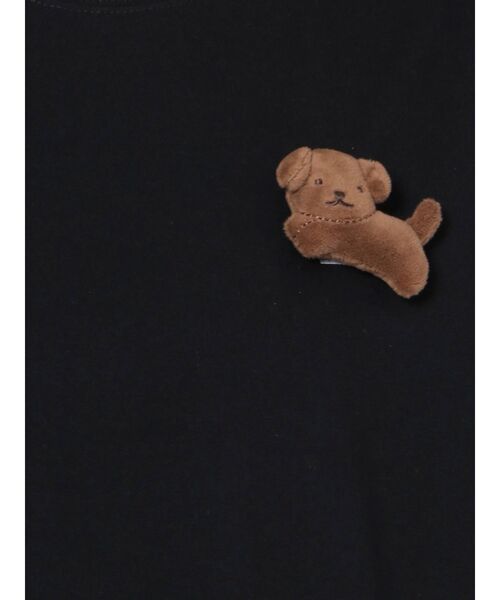 merry jenny（メリージェニー）の「スナッフィーT（Tシャツ/カットソー・レディース・オフホワイト/ブラック/ベージュ・FREE）」の13枚目の写真