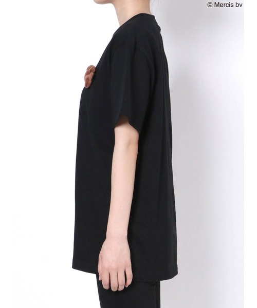 merry jenny（メリージェニー）の「スナッフィーT（Tシャツ/カットソー・レディース・オフホワイト/ブラック/ベージュ・FREE）」の15枚目の写真