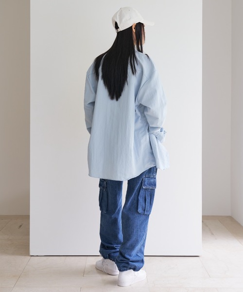 FEKETE（フェケテ）の「FEKETE DENIM CARGO PANTS（カーゴパンツ・メンズ・ブラック/ブルー・MEDIUM/LARGE）」の10枚目の写真