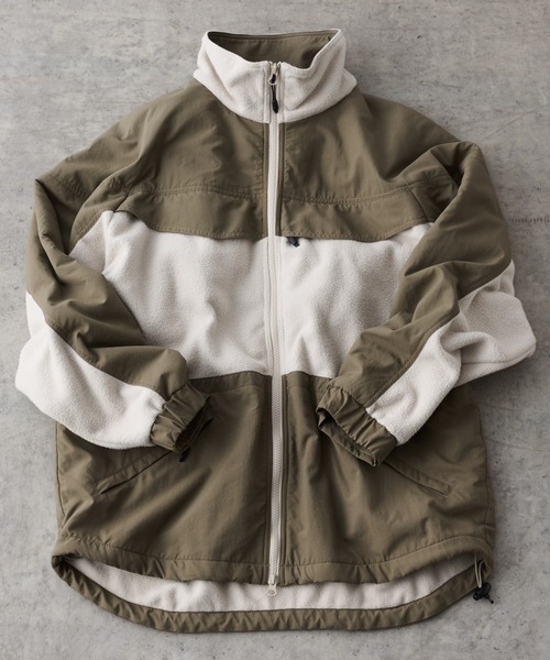 CIAOPANIC TYPY（チャオパニックティピー）の「【Ares / アース】フィールドフリースジャケット（その他アウター・メンズ・スカイブルー/ベージュ・ONE SIZE）」の2枚目の写真