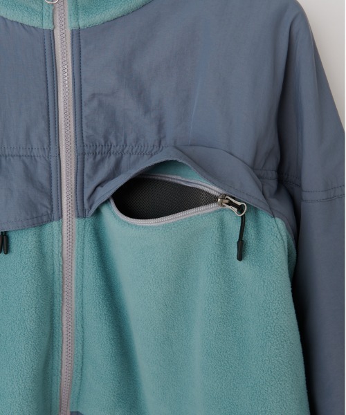 CIAOPANIC TYPY（チャオパニックティピー）の「【Ares / アース】フィールドフリースジャケット（その他アウター・メンズ・スカイブルー/ベージュ・ONE SIZE）」の19枚目の写真