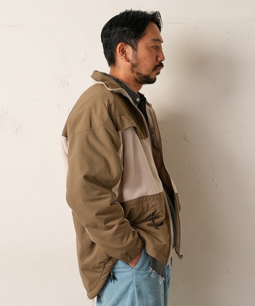 CIAOPANIC TYPY（チャオパニックティピー）の「【Ares / アース】フィールドフリースジャケット（その他アウター・メンズ・スカイブルー/ベージュ・ONE SIZE）」の4枚目の写真