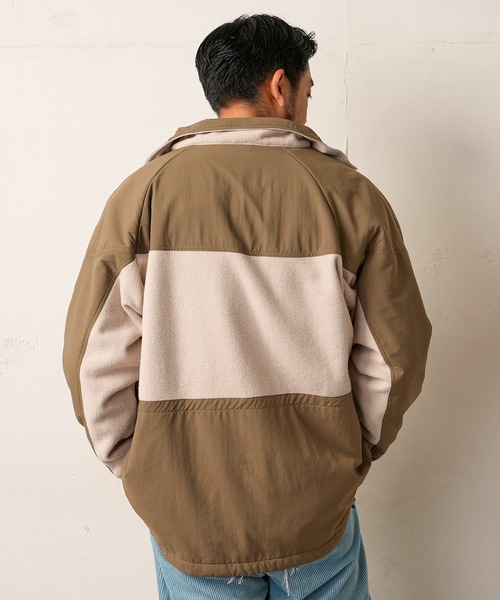 CIAOPANIC TYPY（チャオパニックティピー）の「【Ares / アース】フィールドフリースジャケット（その他アウター・メンズ・スカイブルー/ベージュ・ONE SIZE）」の5枚目の写真