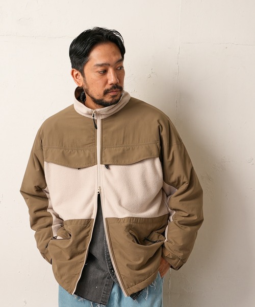 CIAOPANIC TYPY（チャオパニックティピー）の「【Ares / アース】フィールドフリースジャケット（その他アウター・メンズ・スカイブルー/ベージュ・ONE SIZE）」の6枚目の写真