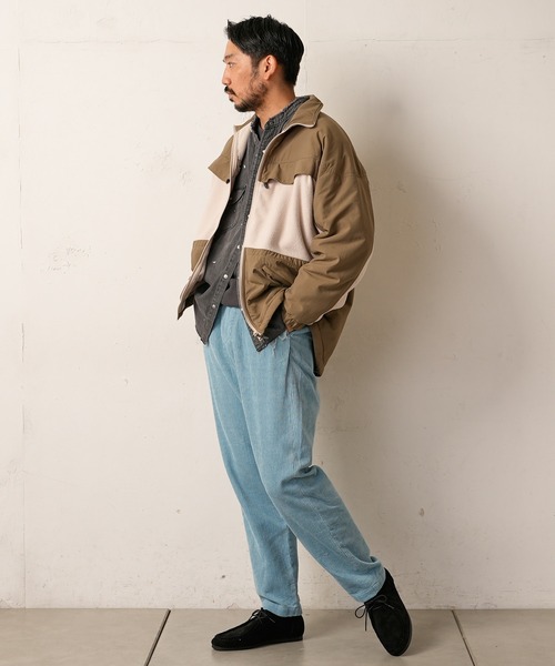 CIAOPANIC TYPY（チャオパニックティピー）の「【Ares / アース】フィールドフリースジャケット（その他アウター・メンズ・スカイブルー/ベージュ・ONE SIZE）」の8枚目の写真