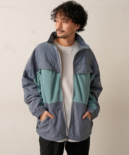 CIAOPANIC TYPY（チャオパニックティピー）の「【Ares / アース】フィールドフリースジャケット（その他アウター・メンズ・スカイブルー/ベージュ・ONE SIZE）」の11枚目の写真