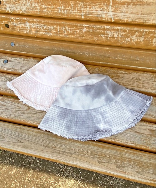 PairPair（ペアペア）の「タイダイバケットハット（ハット・レディース・グレー/ピンク・FREE）」の7枚目の写真