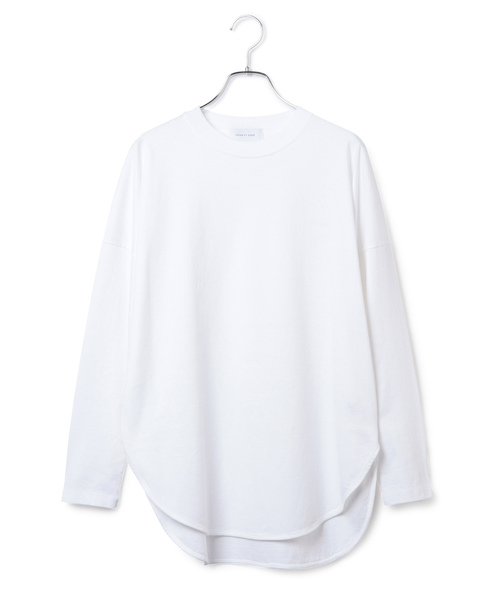 ADAM ET ROPE'（アダムエロペ）の「クルーネックコットンチュニックTEE（Tシャツ/カットソー・レディース・ホワイト・38/36）」の18枚目の写真