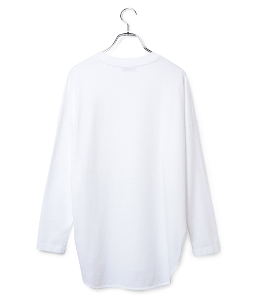 ADAM ET ROPE'（アダムエロペ）の「クルーネックコットンチュニックTEE（Tシャツ/カットソー・レディース・ホワイト・38/36）」の19枚目の写真