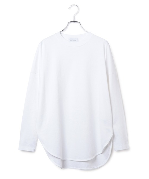 ADAM ET ROPE'（アダムエロペ）の「クルーネックコットンチュニックTEE（Tシャツ/カットソー・レディース・ホワイト・38/36）」の4枚目の写真