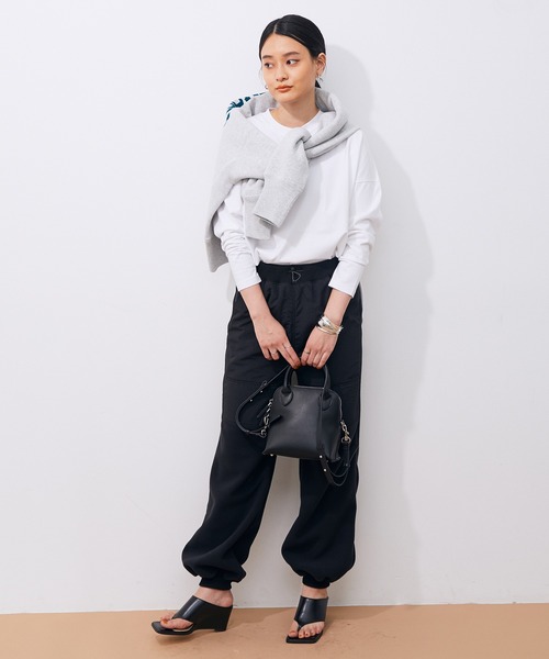 ADAM ET ROPE'（アダムエロペ）の「クルーネックコットンチュニックTEE（Tシャツ/カットソー・レディース・ホワイト・38/36）」の11枚目の写真